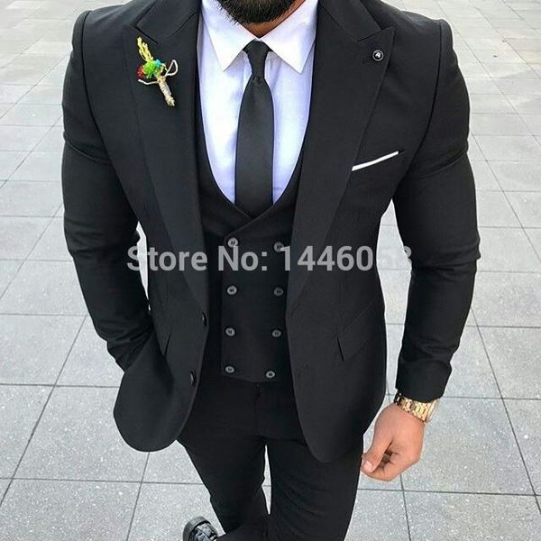 high quality formal black men suits for wedding slim fit groom tuxedo men double breasted vest groomsmen men's prom party suit, White;black
high quality formal black men suits for wedding slim fit groom tuxedo men double breasted vest groomsmen men's prom party suit, White;black