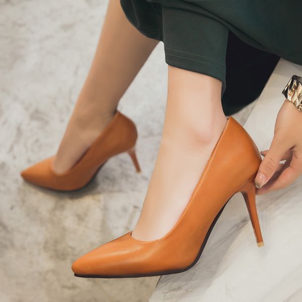sarairis 2020 thin high heels big size 48 elegant women's party shoes woman pointed toe slip on office lady pumps, Black
sarairis 2020 thin high heels big size 48 elegant women's party shoes woman pointed toe slip on office lady pumps, Black