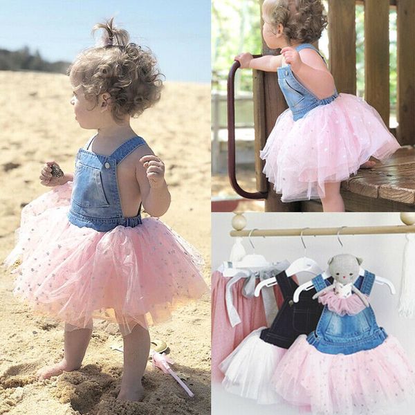 2019 summer kids girls denim tutu star tulle princess girl pageant party dress holiday sundress clothes, Red;yellow
2019 summer kids girls denim tutu star tulle princess girl pageant party dress holiday sundress clothes, Red;yellow