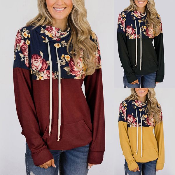 winter womens hoodies & sweatshirts turtleneck floral print shirts tunic long sleeve pullover girl sweatshirt flower, Black
winter womens hoodies & sweatshirts turtleneck floral print shirts tunic long sleeve pullover girl sweatshirt flower, Black