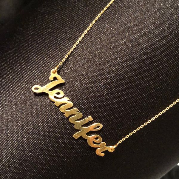 personalized nameplate necklaces stainless steel custom name necklaces pendant chain for women gold chain necklace jewelry gift, Silver
personalized nameplate necklaces stainless steel custom name necklaces pendant chain for women gold chain necklace jewelry gift, Silver