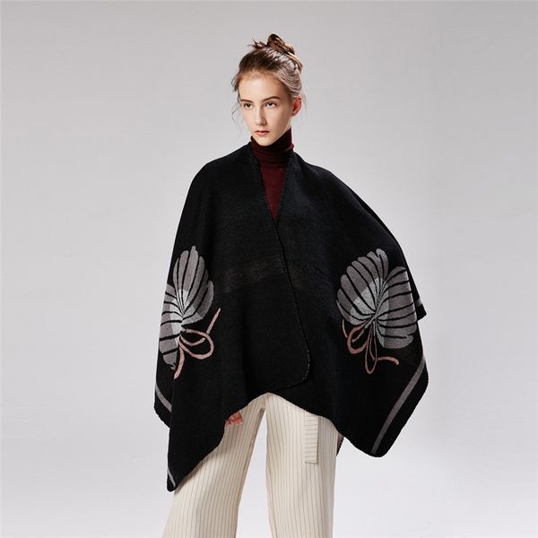 cashmere imitation women poncho elegant street fashion warm winter scarfs ladies square jacquard cashmere imitation shawl capes, White
cashmere imitation women poncho elegant street fashion warm winter scarfs ladies square jacquard cashmere imitation shawl capes, White