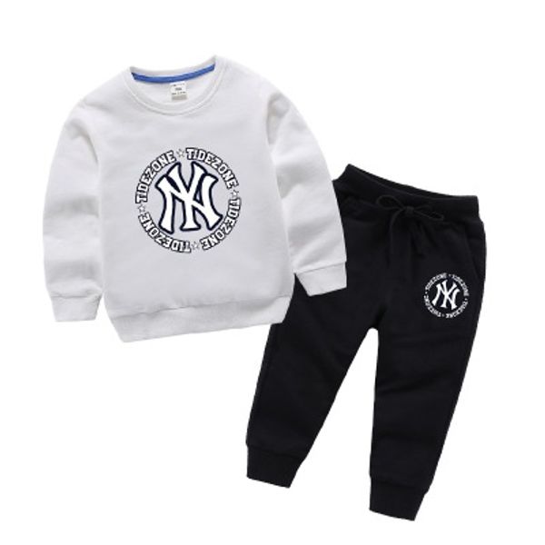 kids designer clothing sets casual letters pattern boys tracksuits active sweatshirt & sweatpants girls brand running sportwear for students, White
kids designer clothing sets casual letters pattern boys tracksuits active sweatshirt & sweatpants girls brand running sportwear for students, White