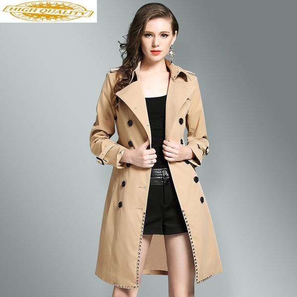 women's trench coats casaco feminino coat for women clothes long ladies 2021 arrival fashion abrigo mujer kj123, Tan;black
women's trench coats casaco feminino coat for women clothes long ladies 2021 arrival fashion abrigo mujer kj123, Tan;black