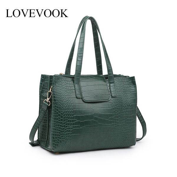 lovevook women handbag fashion shoulder bags pu leather for ladies crocodile pattern women bag 2020hobos big capacity tote bags
lovevook women handbag fashion shoulder bags pu leather for ladies crocodile pattern women bag 2020hobos big capacity tote bags