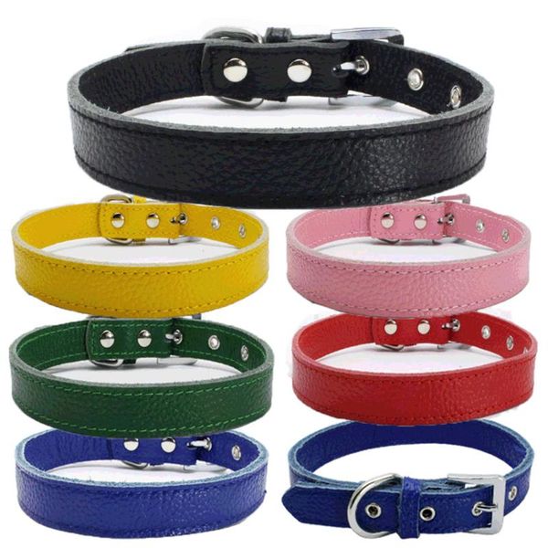 pet product soft leather dog collar adjustable puppy cat necklace leash strap for small medium big dog 6 color pet supplies
pet product soft leather dog collar adjustable puppy cat necklace leash strap for small medium big dog 6 color pet supplies