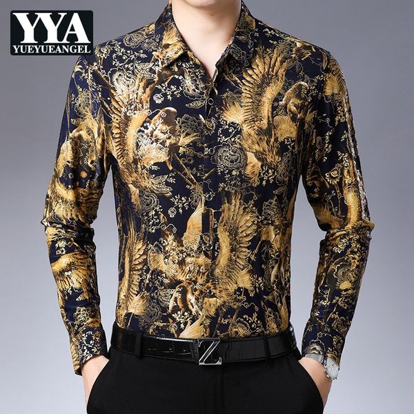 spring summer floral shirts men business long sleeve casual plus size 4xl single breasted printed work formal shirt male, White;black
spring summer floral shirts men business long sleeve casual plus size 4xl single breasted printed work formal shirt male, White;black