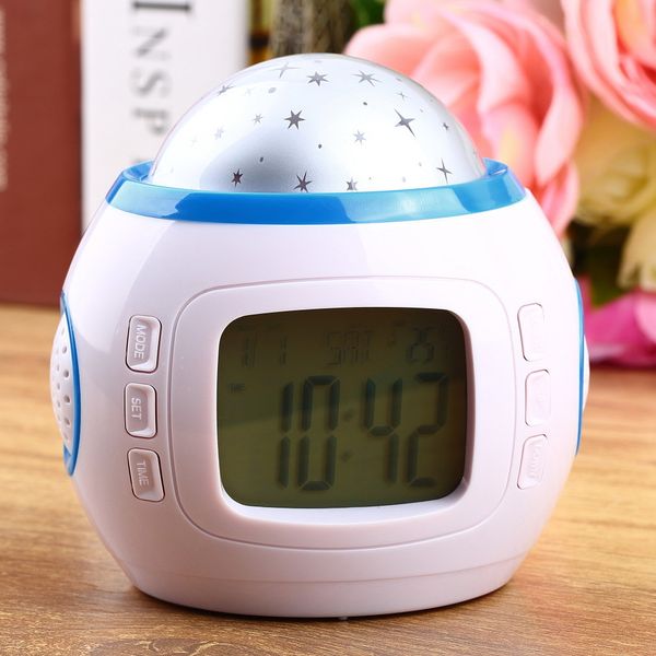 105*103*85mm alarm clock color change star backlight music projector sky digital projection desk table clock
105*103*85mm alarm clock color change star backlight music projector sky digital projection desk table clock