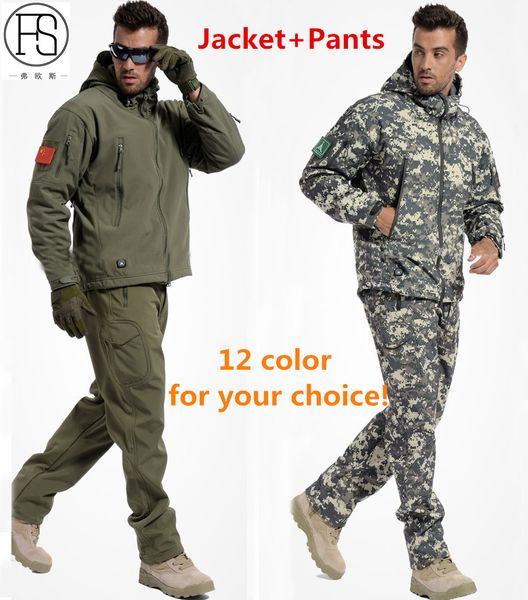 men army tactical outdoor sports suit hunting camping climbing waterproof windproof sharkskin jacket+pants, Blue;black
men army tactical outdoor sports suit hunting camping climbing waterproof windproof sharkskin jacket+pants, Blue;black