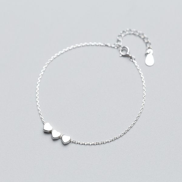 100% 925 solid sterling silver fine bracelet jewelry 3 heart beads bracelets birthday gift for girls lady fashion jewelry, Golden;silver
100% 925 solid sterling silver fine bracelet jewelry 3 heart beads bracelets birthday gift for girls lady fashion jewelry, Golden;silver