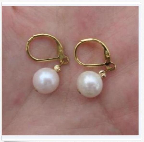 huge aaa10mm natural round akoya white pearl earring 14k yellow gold, Golden;silver
huge aaa10mm natural round akoya white pearl earring 14k yellow gold, Golden;silver