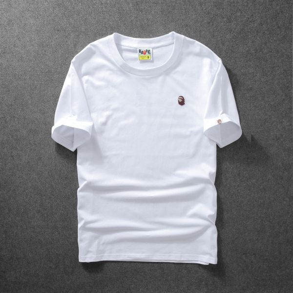 deisgner mens t shirt embroidered solid color bottoming shirt summer tide brand short-sleeved men's casual sports t-shirt, White;black
deisgner mens t shirt embroidered solid color bottoming shirt summer tide brand short-sleeved men's casual sports t-shirt, White;black