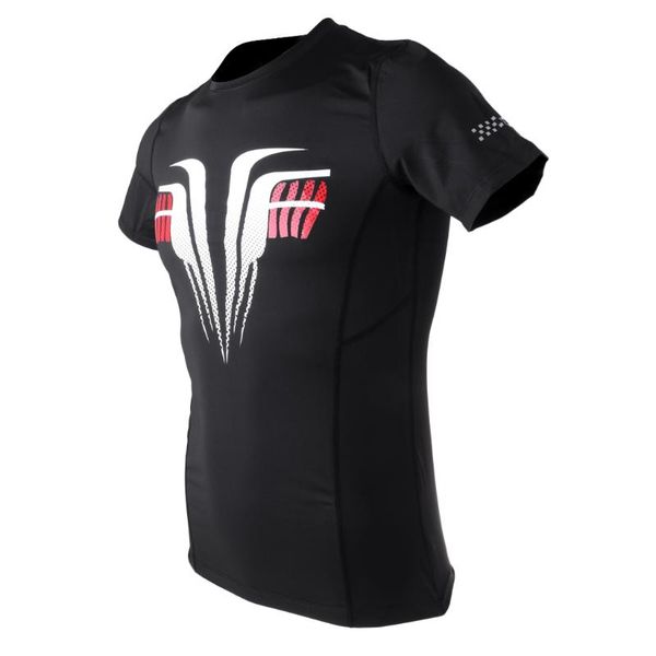 men compression base layer t-shirt tights short sleeve sportswear activewear tee, Black;red
men compression base layer t-shirt tights short sleeve sportswear activewear tee, Black;red