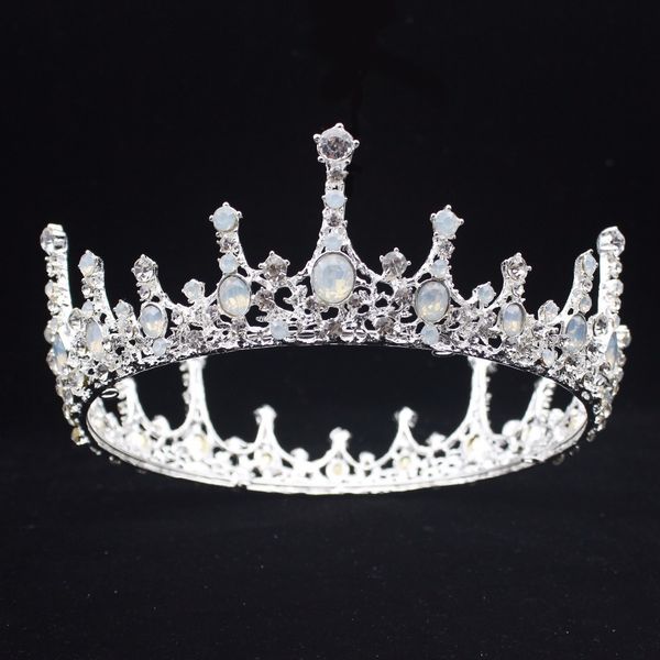 luxurious crystal vintage full bridal tiara bride queen king crown wedding head jewelry accessories women prom hair ornaments, Golden;white
luxurious crystal vintage full bridal tiara bride queen king crown wedding head jewelry accessories women prom hair ornaments, Golden;white