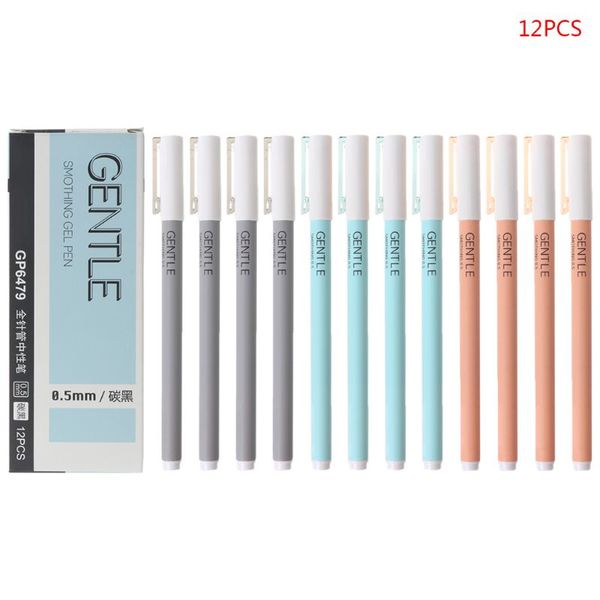 12pcs/pack 0.5 mm cute gel pens black ink pen students stationery school supply office writing tool
12pcs/pack 0.5 mm cute gel pens black ink pen students stationery school supply office writing tool