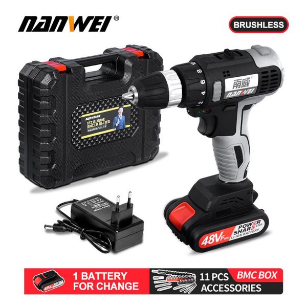 21v cordless electric drill, brushless motor, long endurance, large capacity battery, easy to penetrate steel plate
21v cordless electric drill, brushless motor, long endurance, large capacity battery, easy to penetrate steel plate