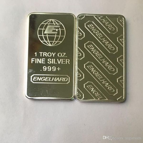 50 pcs the american explorer 1984 engelhard coin american prospector badge silver plated 50 x 28 mm souvenir coin bar
50 pcs the american explorer 1984 engelhard coin american prospector badge silver plated 50 x 28 mm souvenir coin bar