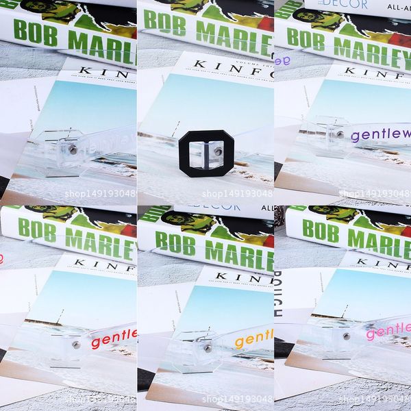 all-match resin jeans accessories plastic transparent belt transparent square buckle women's belt jeans student accessories, Black;brown
all-match resin jeans accessories plastic transparent belt transparent square buckle women's belt jeans student accessories, Black;brown