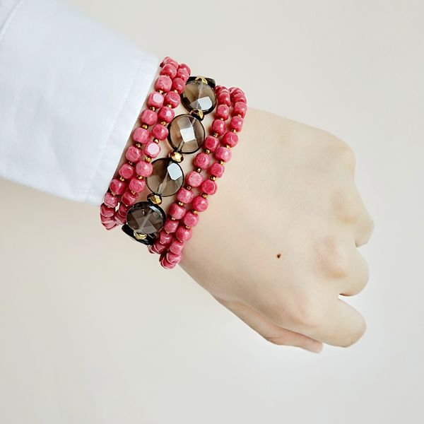 lii ji smoky quartzs rubys color jades hematite ot clasp bracelet bohemia style jewelry drop shipping, Black
lii ji smoky quartzs rubys color jades hematite ot clasp bracelet bohemia style jewelry drop shipping, Black