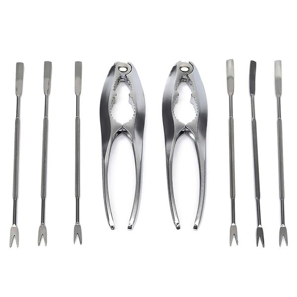 8 Pcs Per Set Eating Crab Tool Walnut Pliers Crab Needles Seafood Forks Crab Crackers
8 Pcs Per Set Eating Crab Tool Walnut Pliers Crab Needles Seafood Forks Crab Crackers