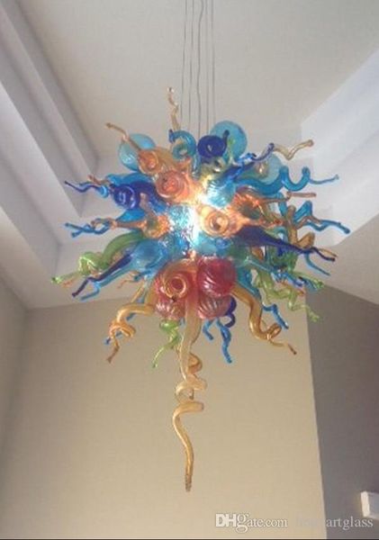 Free Air Freight Big House Deco Blown Glass Lighting Crystal Hanging LED Chandelier for Sale
Free Air Freight Big House Deco Blown Glass Lighting Crystal Hanging LED Chandelier for Sale