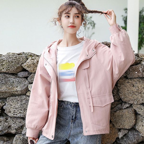 women's jackets jacket women spring and autumn korean-style loose all-match casual solid color baseball uniform, Black;brown
women's jackets jacket women spring and autumn korean-style loose all-match casual solid color baseball uniform, Black;brown