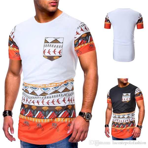 ethnic style print with pocket breathable mens tshirts fashion summer short sleeve crew meck mens tees, White;black
ethnic style print with pocket breathable mens tshirts fashion summer short sleeve crew meck mens tees, White;black