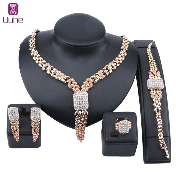 exquisite dubai gold tassel crystal necklace earring bracelet ring nigerian wedding african beads jewelry set, Silver
exquisite dubai gold tassel crystal necklace earring bracelet ring nigerian wedding african beads jewelry set, Silver