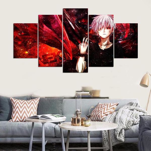 5 panel anime tokyo ghoul kaneziki wall art picture home decoration living room canvas print wall picture printing on canvas no frame
5 panel anime tokyo ghoul kaneziki wall art picture home decoration living room canvas print wall picture printing on canvas no frame