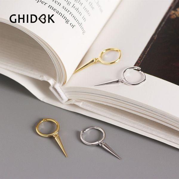 ghidbk punk 925 sterling silver tiny spike hoop earrings goth geometric charm huggie earring delicate minimalist hoops wholesale, Golden;silver
ghidbk punk 925 sterling silver tiny spike hoop earrings goth geometric charm huggie earring delicate minimalist hoops wholesale, Golden;silver
