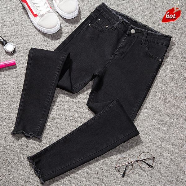 skinny jeans 2018 new high waist jean women spring autumn casual stretchy hair edge denim pencil pants plus size o8r2, Blue
skinny jeans 2018 new high waist jean women spring autumn casual stretchy hair edge denim pencil pants plus size o8r2, Blue