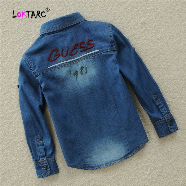 loktarc boy shirts for children blouse letter embroidery denim shirt boys jean long sleeve clothing autumn kids shirt outwear, White;black
loktarc boy shirts for children blouse letter embroidery denim shirt boys jean long sleeve clothing autumn kids shirt outwear, White;black
