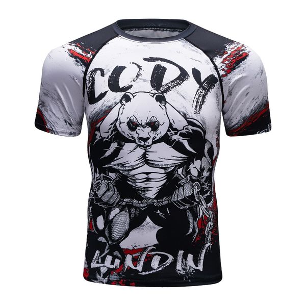 new 3d prints t-shirts mens compression shirt base layer short sleeve workout fitness mma body building rashguard t shirt, White;black
new 3d prints t-shirts mens compression shirt base layer short sleeve workout fitness mma body building rashguard t shirt, White;black