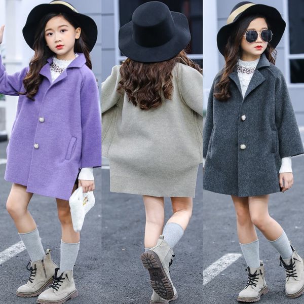 girls autumn woolen 19 middle and wool coat big children's double-faced split coat small meng angel ready to go, Blue;gray
girls autumn woolen 19 middle and wool coat big children's double-faced split coat small meng angel ready to go, Blue;gray