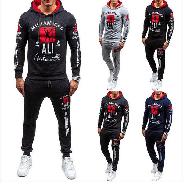 2pcs / set мужская спортивная tops фитнес tracksuit беговая пуловер толстовка с капюшоном топы + sweatpants gym спортивный костюм 2pcs бег s, Black;blue
2pcs / set мужская спортивная tops фитнес tracksuit беговая пуловер толстовка с капюшоном топы + sweatpants gym спортивный костюм 2pcs бег s, Black;blue