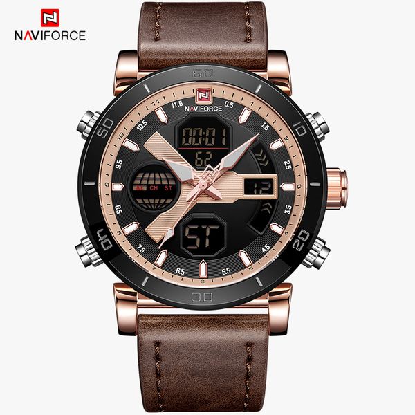 naviforce men's creative fashion casual watch men luxurious quartz dual display wristwatch male clock watches relogio masculino, Slivery;brown
naviforce men's creative fashion casual watch men luxurious quartz dual display wristwatch male clock watches relogio masculino, Slivery;brown