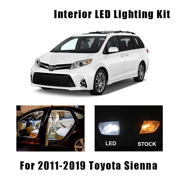 13 bulbs white interior led car light kit fit for 2011-2015 2016 2017 2018 2019 sienna reading ceiling door license lamp
13 bulbs white interior led car light kit fit for 2011-2015 2016 2017 2018 2019 sienna reading ceiling door license lamp