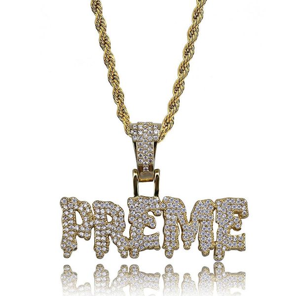 mens gold necklace hip hop fashion jewelry letter preme pendant gold silver necklaces iced out chain zircon punk 18k gold plated chain men
mens gold necklace hip hop fashion jewelry letter preme pendant gold silver necklaces iced out chain zircon punk 18k gold plated chain men
