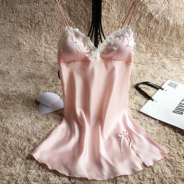 ladies silk satin nightgown lace nightdress sleeveless nighties summer night dress charming sleep wear night wear for women, Black;red
ladies silk satin nightgown lace nightdress sleeveless nighties summer night dress charming sleep wear night wear for women, Black;red