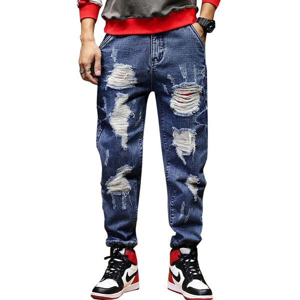 mcikkny мужская мода ripped плиссе джинсы брюки hip hop омывается шаровары мужской размер 28-42, Blue
mcikkny мужская мода ripped плиссе джинсы брюки hip hop омывается шаровары мужской размер 28-42, Blue
