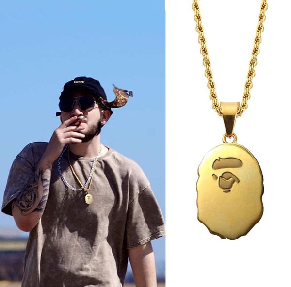 ape man pendant necklace men hip hop street culture titanium stainless steel fashion trendy chain necklace man jewelry gift, Silver
ape man pendant necklace men hip hop street culture titanium stainless steel fashion trendy chain necklace man jewelry gift, Silver