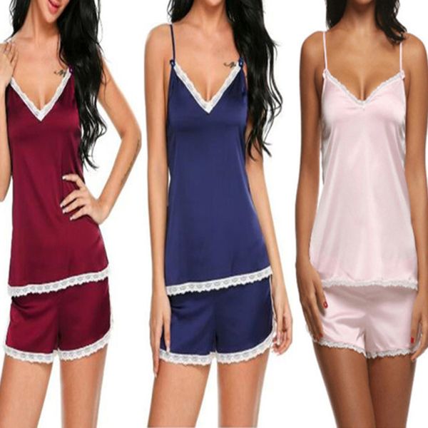 pijama women pajama set striped cotton sleeveless lace sleepwear set pyjama femme pijama nightgown womens pajamas sleepwear, Black;red
pijama women pajama set striped cotton sleeveless lace sleepwear set pyjama femme pijama nightgown womens pajamas sleepwear, Black;red