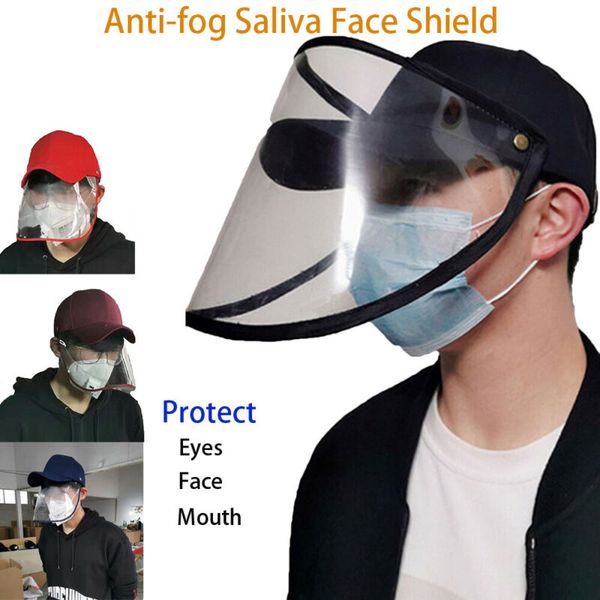 hat-mounted transparent hat anti-fog saliva face shield eye protective 2020
hat-mounted transparent hat anti-fog saliva face shield eye protective 2020