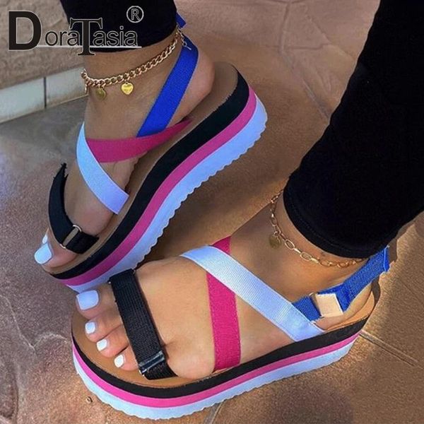 doratasia 2020 new ladies summer platform sandals fashion patchwork sandals women ins party shoes woman big size 35-43, Black
doratasia 2020 new ladies summer platform sandals fashion patchwork sandals women ins party shoes woman big size 35-43, Black