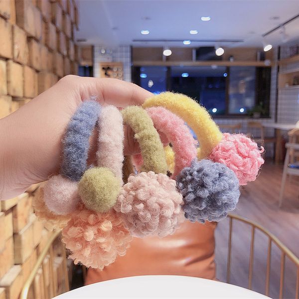 korean new children's hair rope hairball hair tie small fres cute simple plush rubber bands for girl fashion accessories, Slivery;white
korean new children's hair rope hairball hair tie small fres cute simple plush rubber bands for girl fashion accessories, Slivery;white
