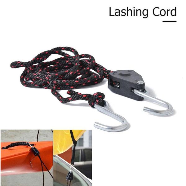 2.5m/8ft nylon lashing cord safety rope with hooks for car roof kayak canoe truck cargo
2.5m/8ft nylon lashing cord safety rope with hooks for car roof kayak canoe truck cargo