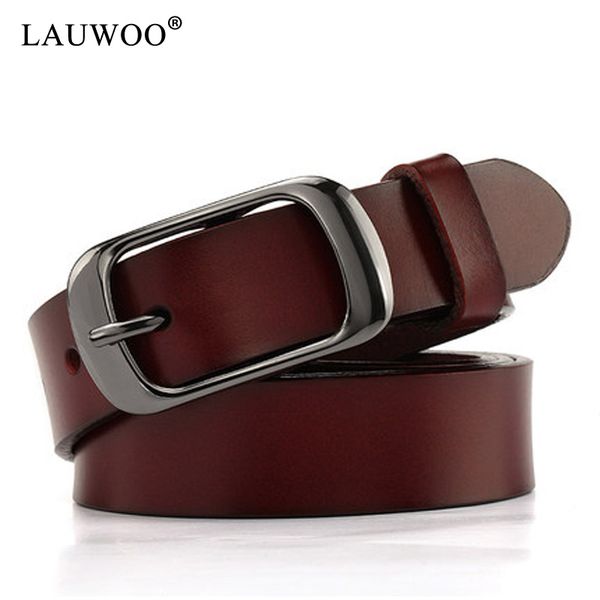 lauwoo 2019 women's strap casual all-match women brief genuine leather belt women strap pure color belts jeans belt, Black;brown
lauwoo 2019 women's strap casual all-match women brief genuine leather belt women strap pure color belts jeans belt, Black;brown
