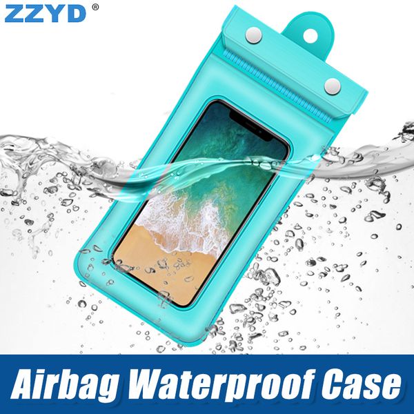 ZZYD Airbag Waterproof Case PVC Protective Universal Phone Case Summer Pouch Bag with Diving Swimming for Samsung S9 iPhone 6 7 8 X 
ZZYD Airbag Waterproof Case PVC Protective Universal Phone Case Summer Pouch Bag with Diving Swimming for Samsung S9 iPhone 6 7 8 X