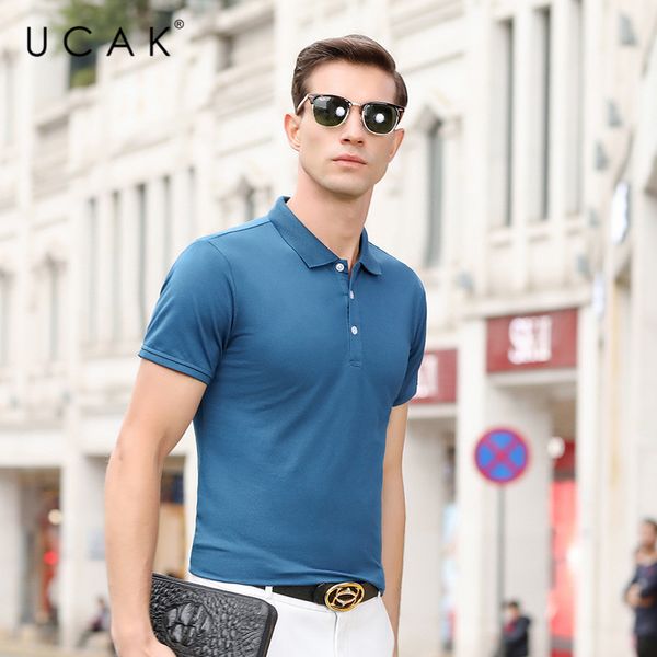 ucak brand solid color men's t shirt homme summer casual turn-dwon collar tshirt streetwear short sleeve t-shirt clothes u5241, White;black
ucak brand solid color men's t shirt homme summer casual turn-dwon collar tshirt streetwear short sleeve t-shirt clothes u5241, White;black
