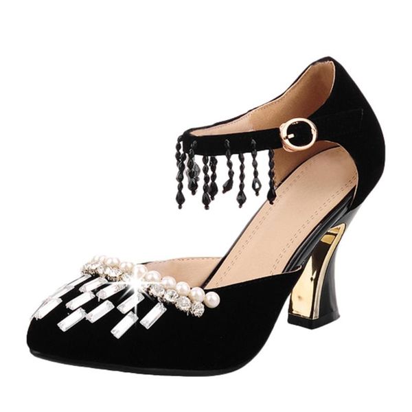 dress shoes jaycosin 2021 pointed platform high heels sandals summer ankle strap gladiator pearl tassel party women sandalias, Black
dress shoes jaycosin 2021 pointed platform high heels sandals summer ankle strap gladiator pearl tassel party women sandalias, Black